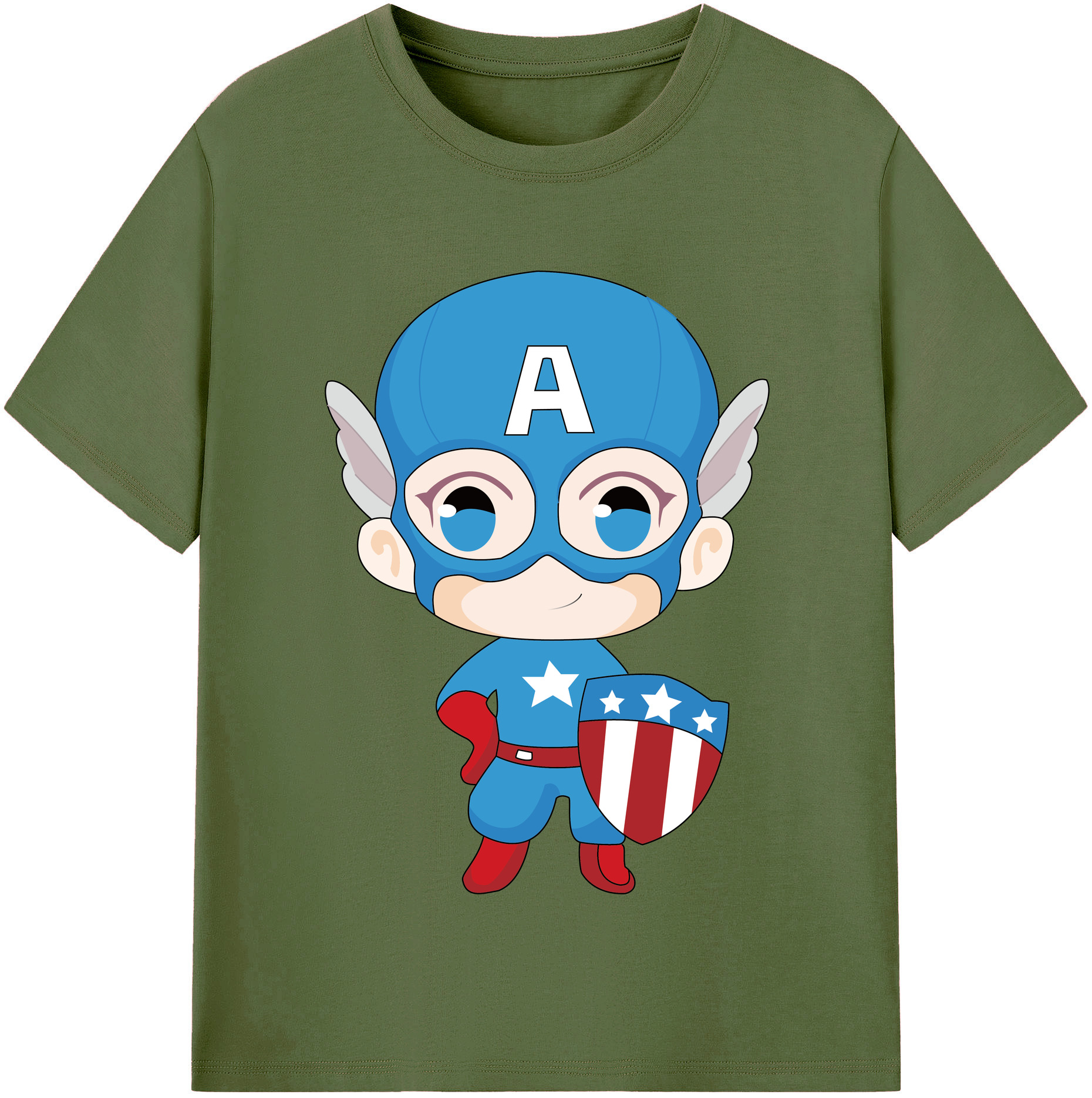 （画像用） アベンジャーズ The Avengers 綿100％半袖Tシャツ（フロントプリント）
